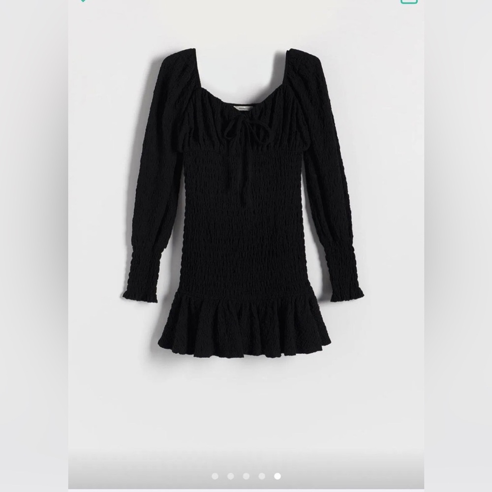 Reserved Elegant Black Women's Dress
